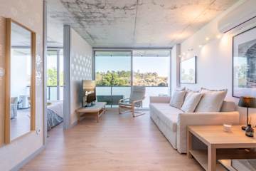 Luxurious Soft Flat | Balcony and Pool by HostWise photo 2
