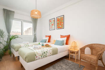 Spacious Modern Flat w/ Balcony by HostWise