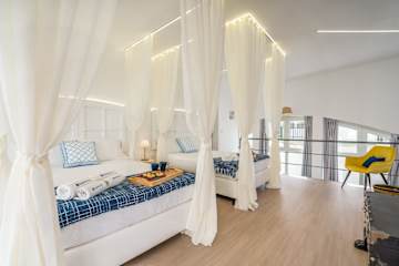 Loft with Historic Charm & Terrace by HostWise photo 2