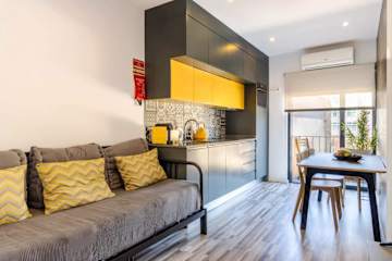 Elegant & Modern Retreat w/ Balcony by HostWise