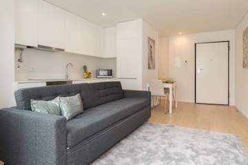 Cozy Studio w/ Balcony & Garage by HostWise