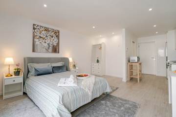 Sunny Studio w/ Terrace by HostWise photo 3
