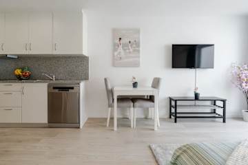 Sunny Studio w/ Terrace by HostWise photo 4