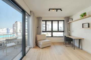 Premium Flat w/ Balcony & Pool by HostWise photo 3