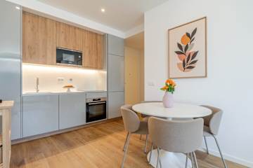 Sleek & Modern Flat w/ Private Garage by HostWise photo 5