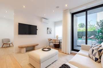Urban Terrace & Stylish Living Spaces by HostWise photo 3
