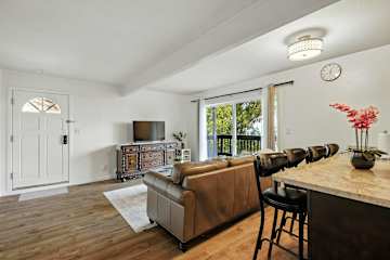 Sleek and polished living space