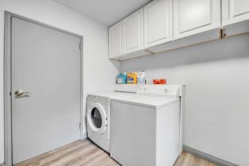 In-unit washer and dryer provided