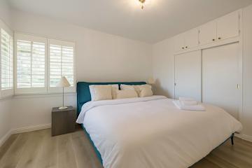 Fresh and inviting bedroom with natural light