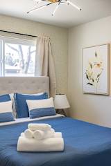 Snug bed with soft bedding