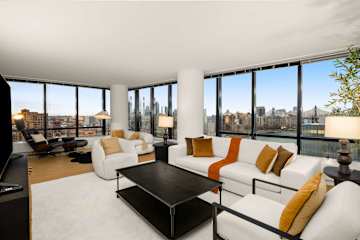 Preview for River Villa | 17th-floor 4BR w/Doorman, Gym, Pool by Haus