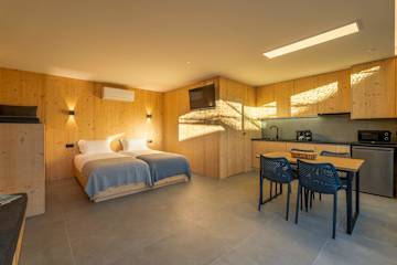 Modern Studio Retreat with Terrace by HostWise photo 2