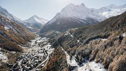 Fletschhorn private Swiss chalet above Saas-Fee