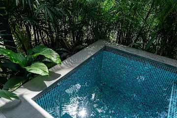 Raya Bungalow, aire acondicionado y piscina privada