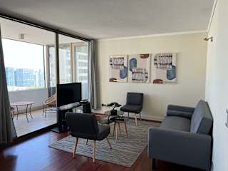 Las Condes 2BR/2BA: Pool, Gym & Near Parque Arauco