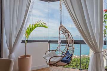 ADV010 Superb loft for 4 with sea view in Vidigal