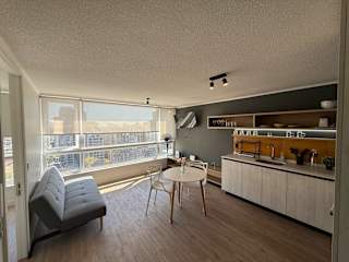 Stunning View: Cozy 1BR Apartment for 3 in Ñuñoa