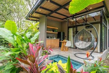 Mira Bungalow, aire acondicionado y piscina privada cerca de Arrecife