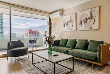 Las Condes Modern Apartment 2BR2BA, Pool & Views