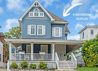 Spacious 4BR Duplex  - 5 Blks 2 Beach  - Badges Incl rental in Asbury Park