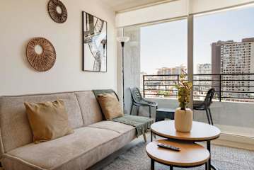 Cozy 2BR Apartment Central in Ñuñoa Ideal for 5