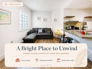 Art Deco one-bedroom with a king bed in Mid-Beach, free reserved parking, one block from the sand — Miami Beach stay