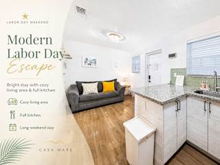 Pet-friendly Art Deco one-bedroom in Mid-Beach, one block from the boardwalk, no car needed — Miami Beach stay