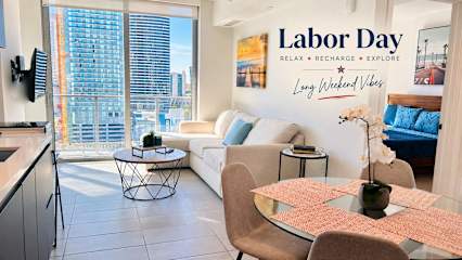⭐ Walk to Bayside Marketplace | Rooftop pool & hot tub | 16th-floor apartment in Downtown Miami — Miami stay