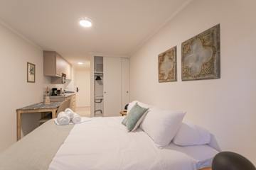 Central Studio Apartment with Kithcen and Balcony