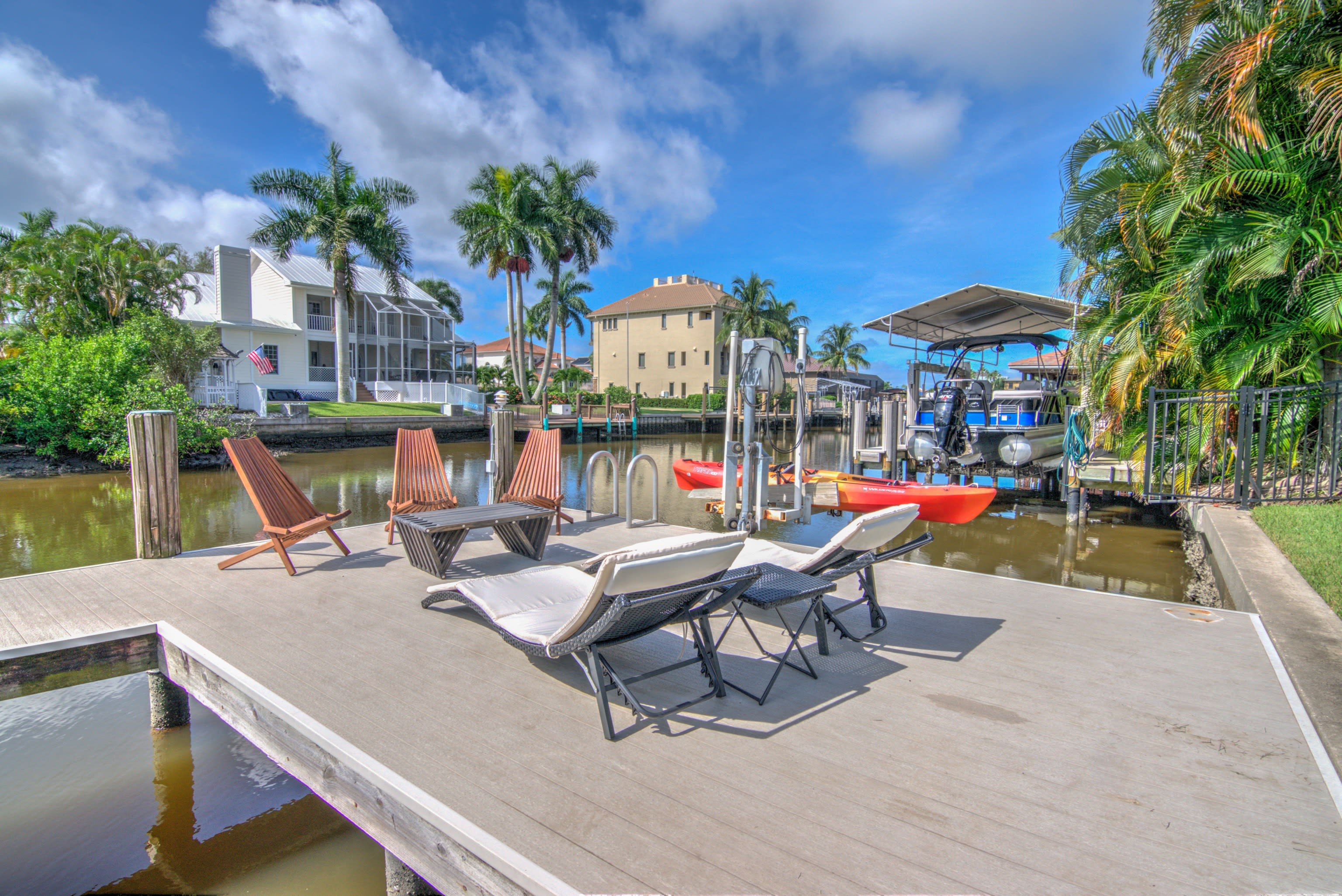 Your Vacation Rental Home Has a Dock with a Fantastic View!