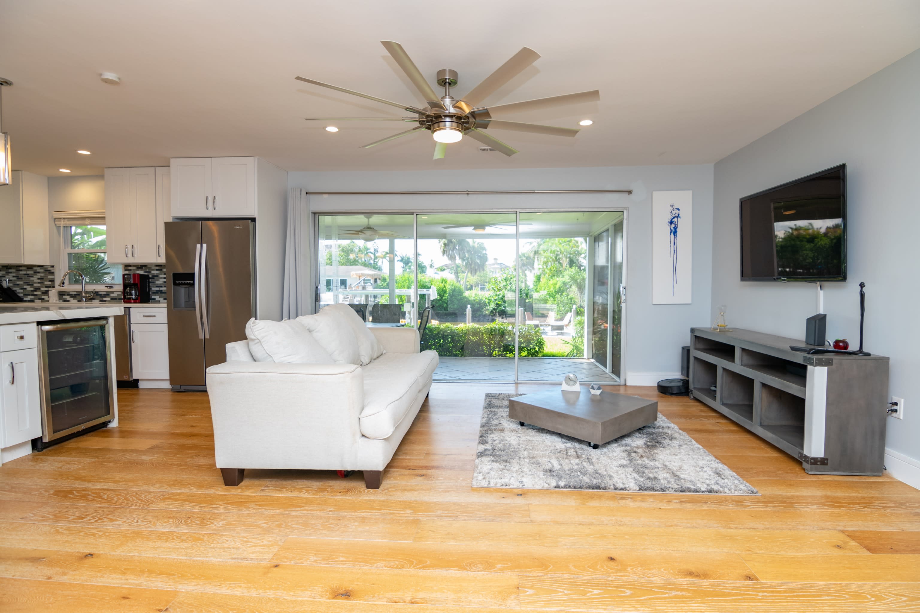 You Can See the Scenic Canal Behind the Home from Many Places Throughout the Home