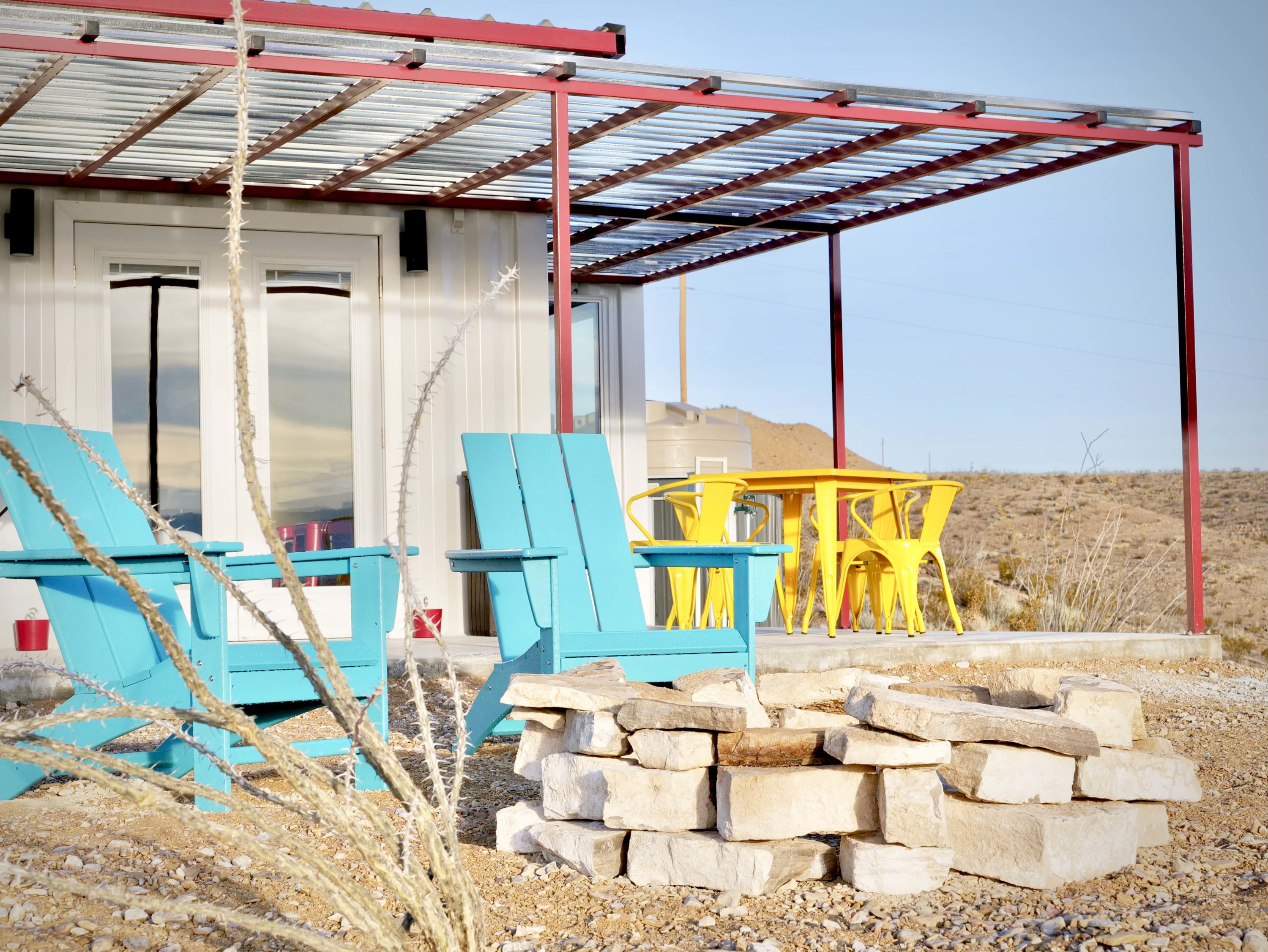 Fossil Knob Ridge -Quicksilver: Ultra Modern Container Home — Terlingua, TX — vacation rental