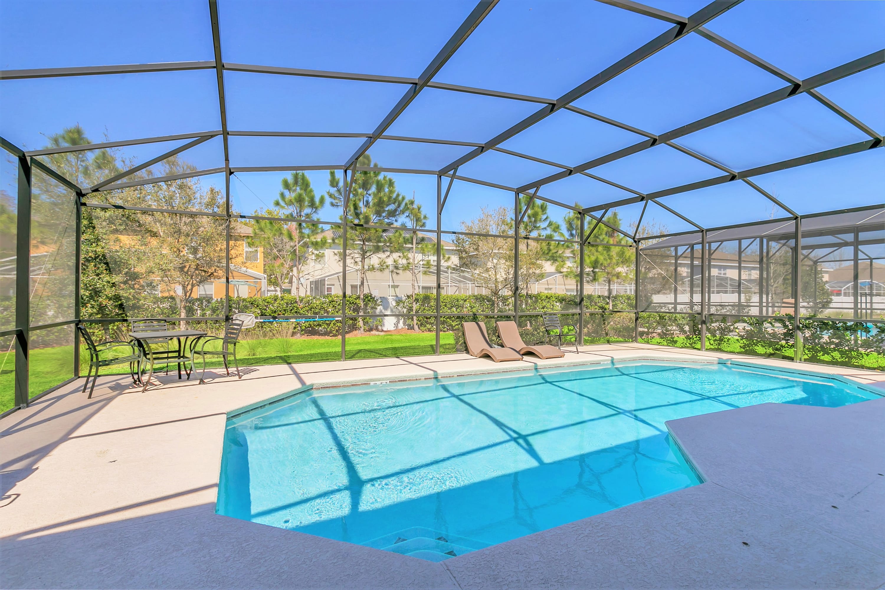 Modern 6BR Home Pool Games BBQ Near Disney