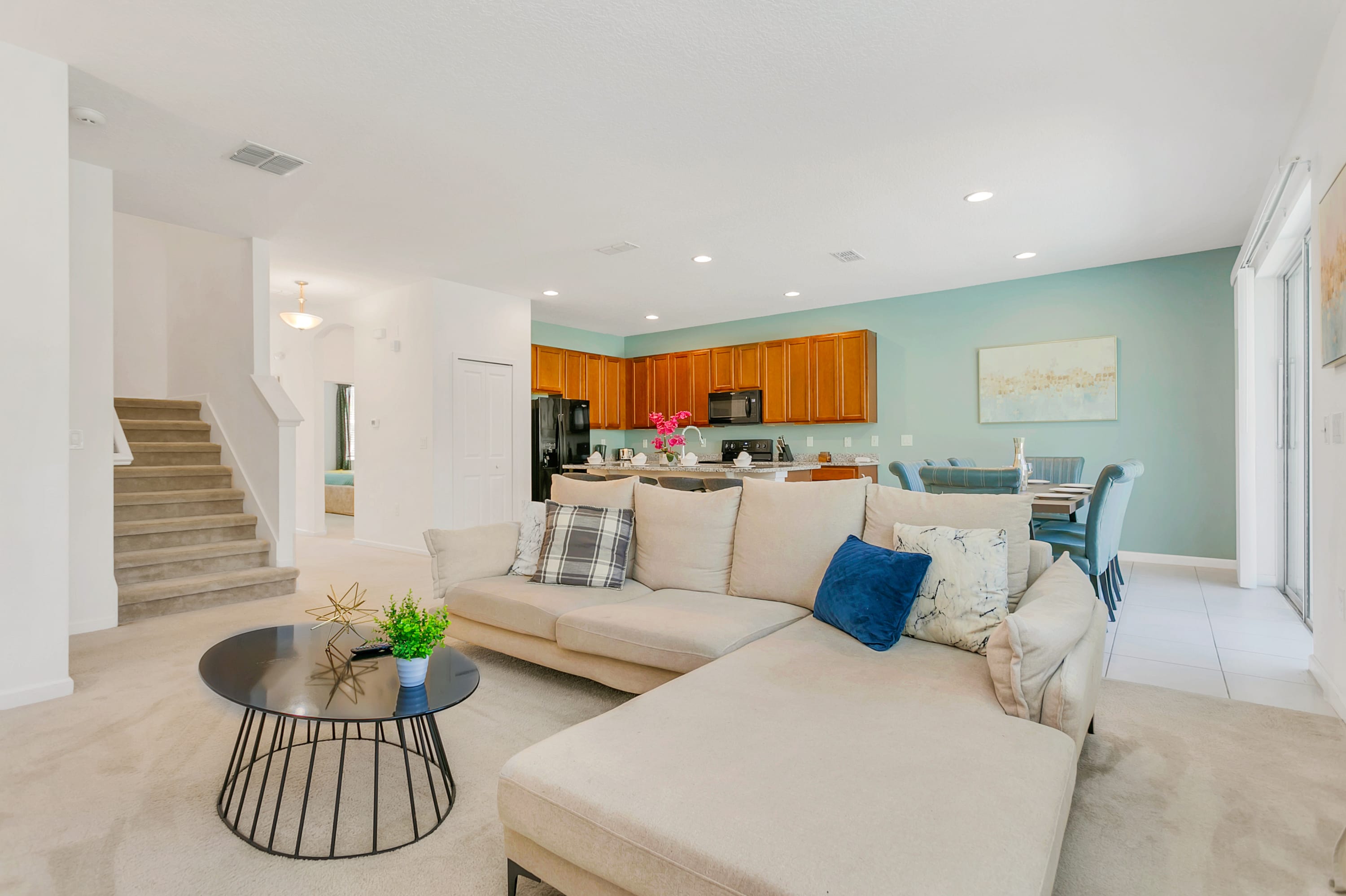 Spacious open concept design