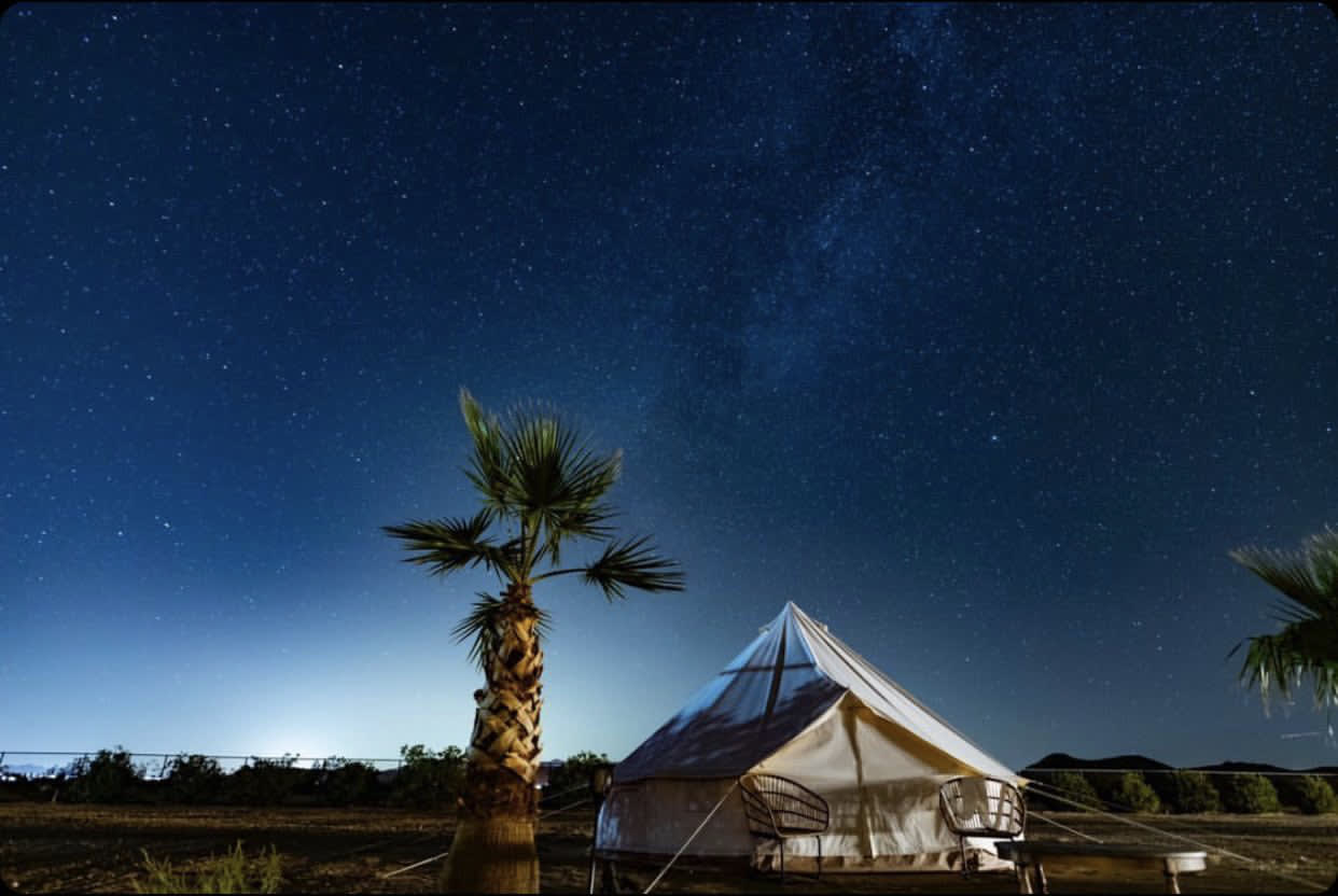 Electric Yurt with Cowboy Pool