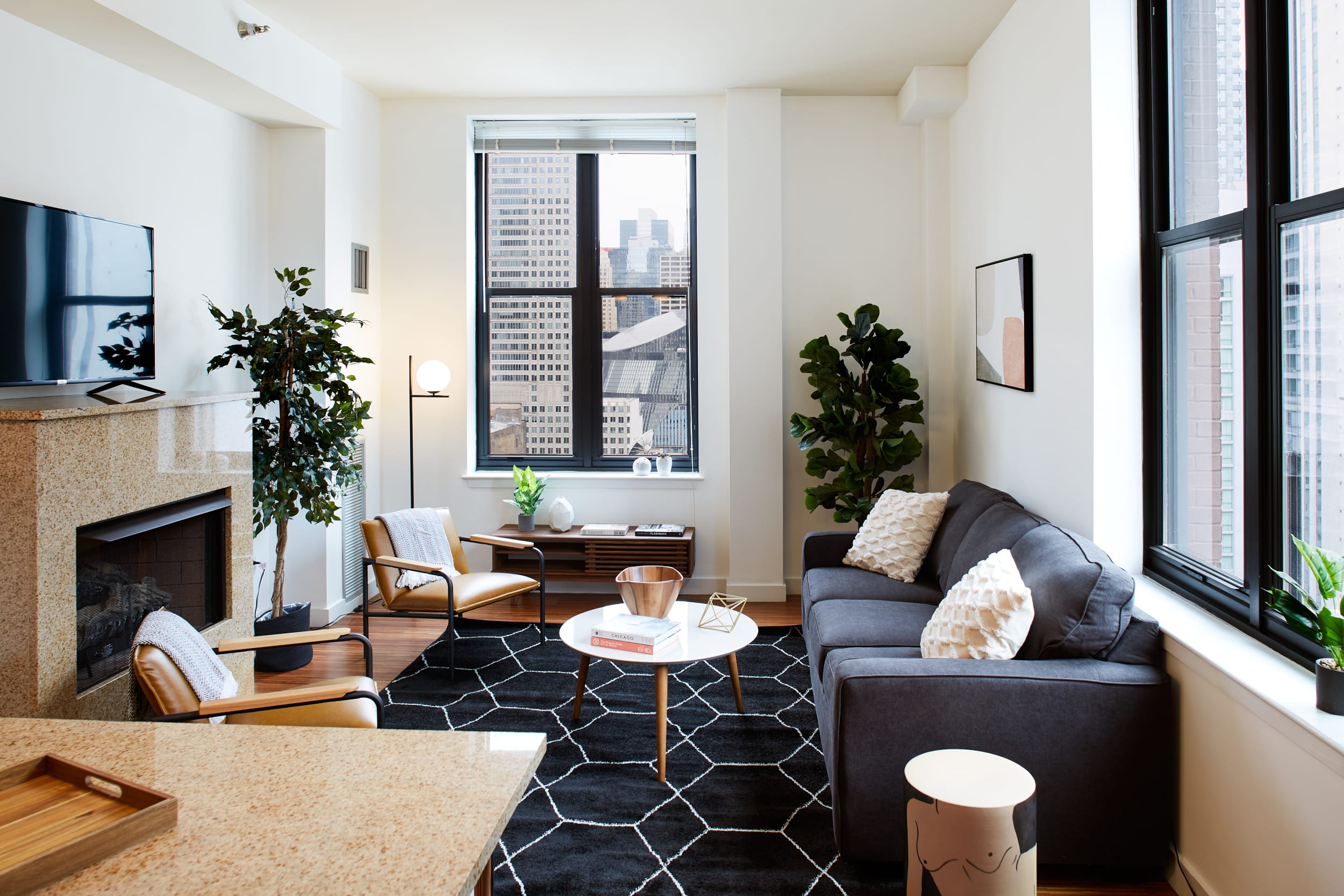 Spectacular Corner 2BR Penthouse in the Loop | Roof Deck — Chicago, IL — vacation rental