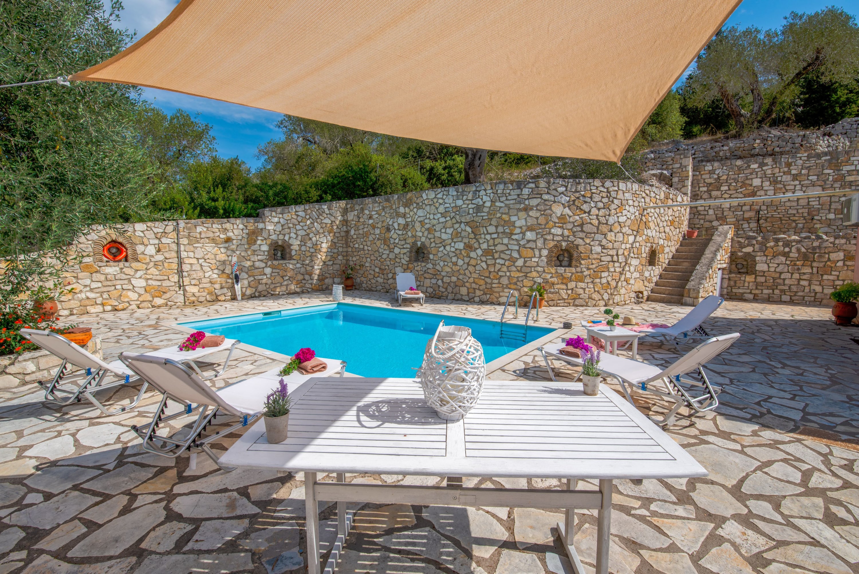 Dive into Summer - Kirki's Cozy Pool Gem on Paxoi — Ieromonachos — vacation rental