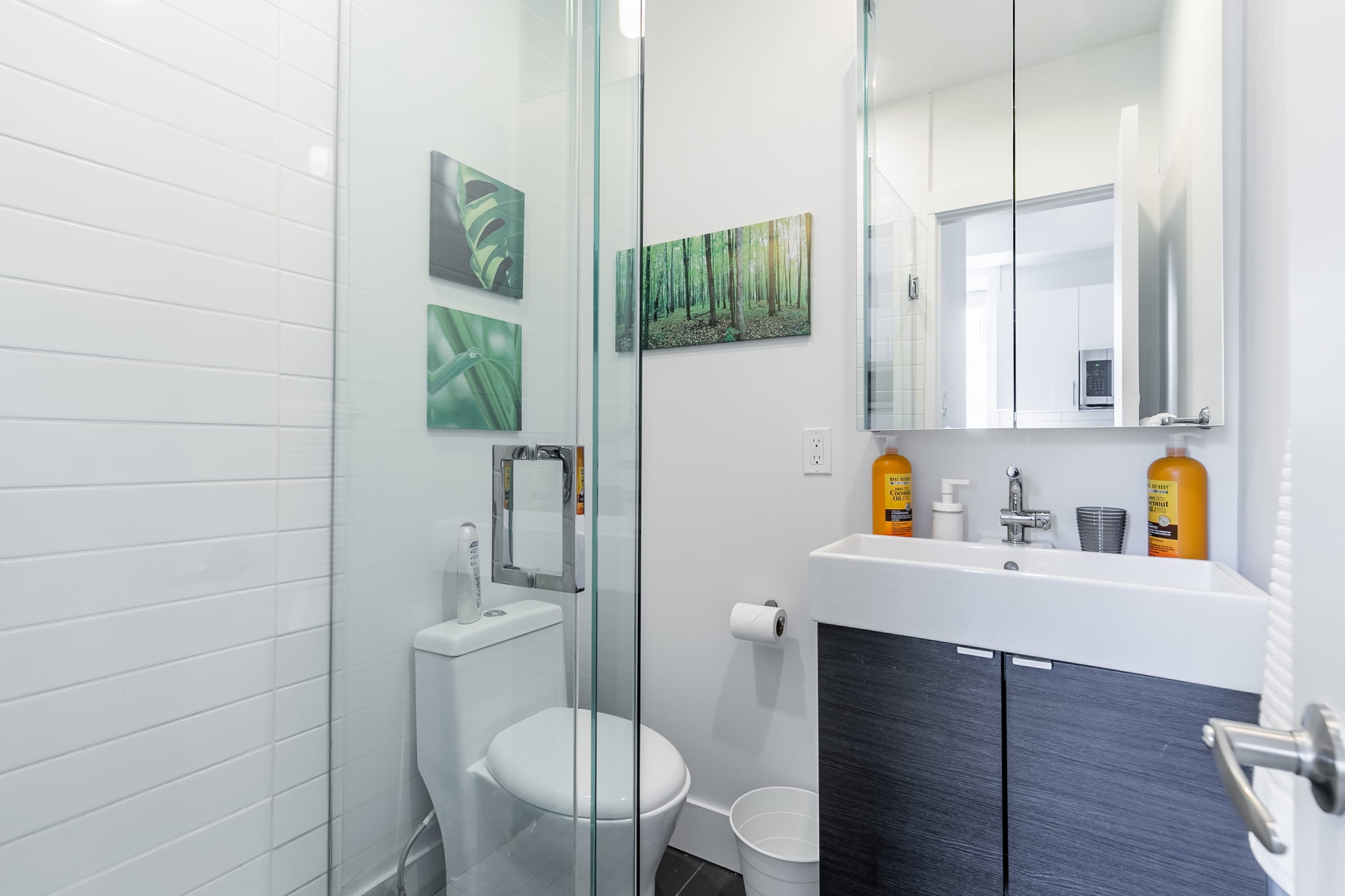 Modern Bathroom with Standing Shower