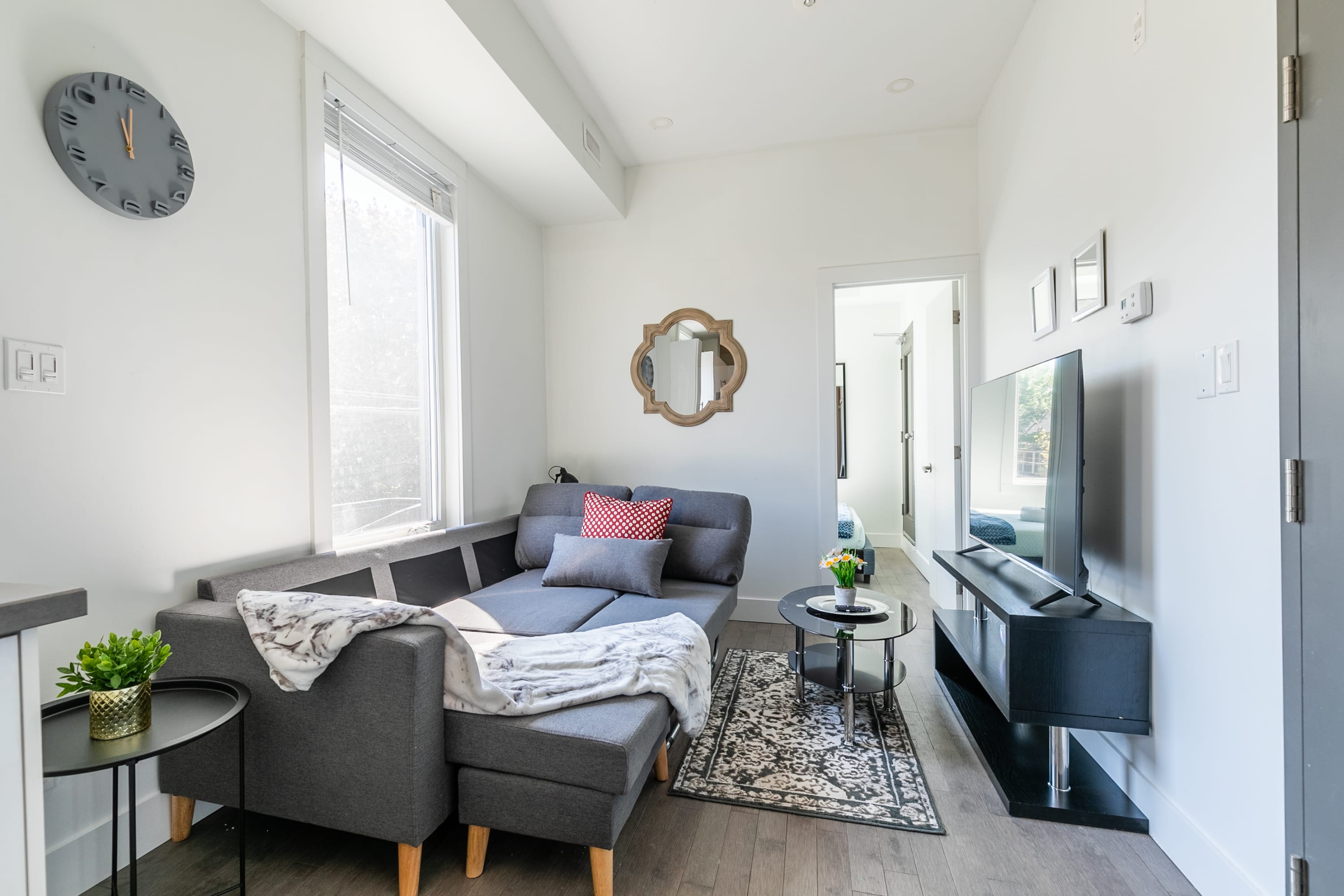 Living Area with Sofa Bed