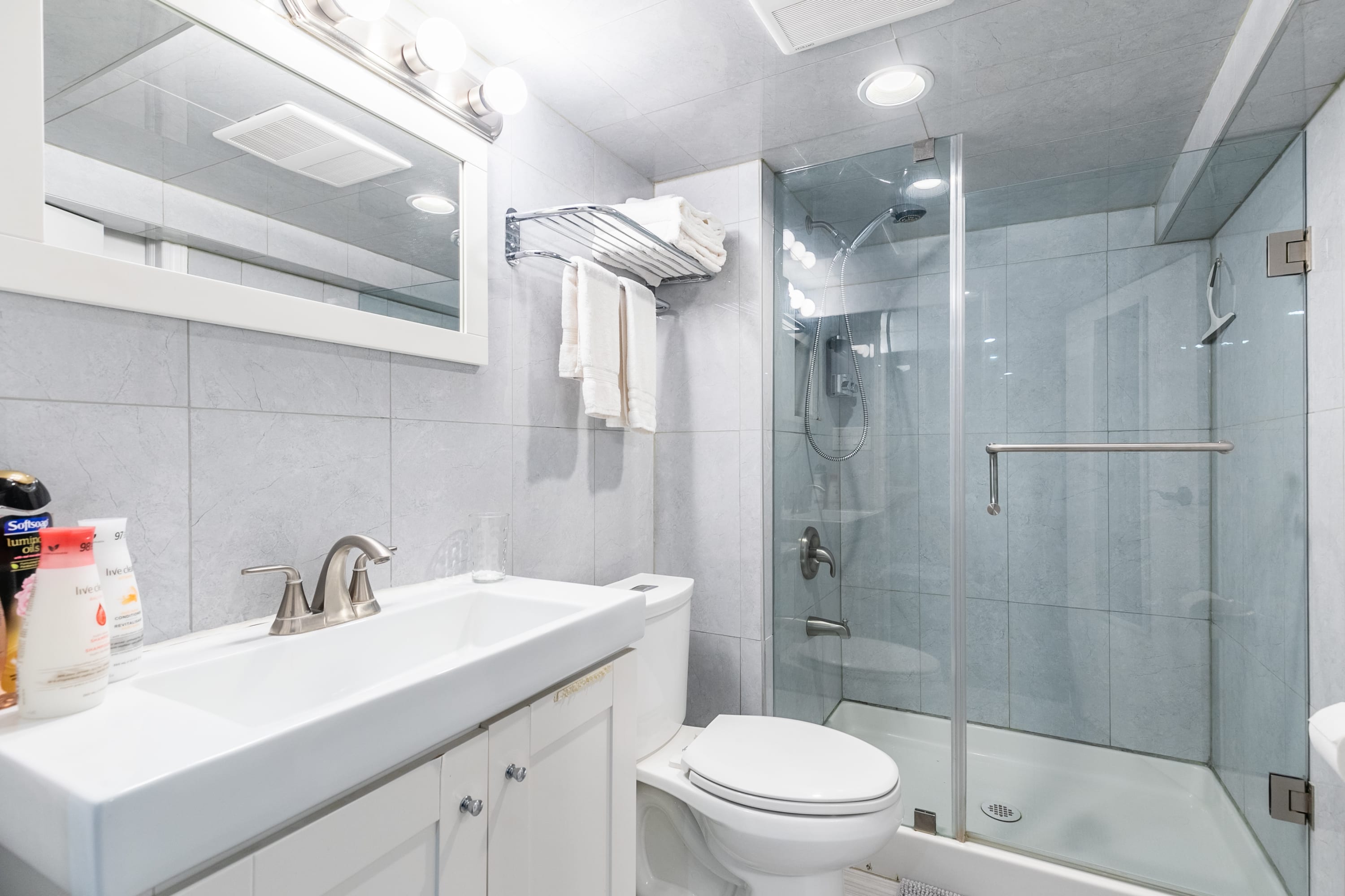 Modern Bathroom with Standing Shower