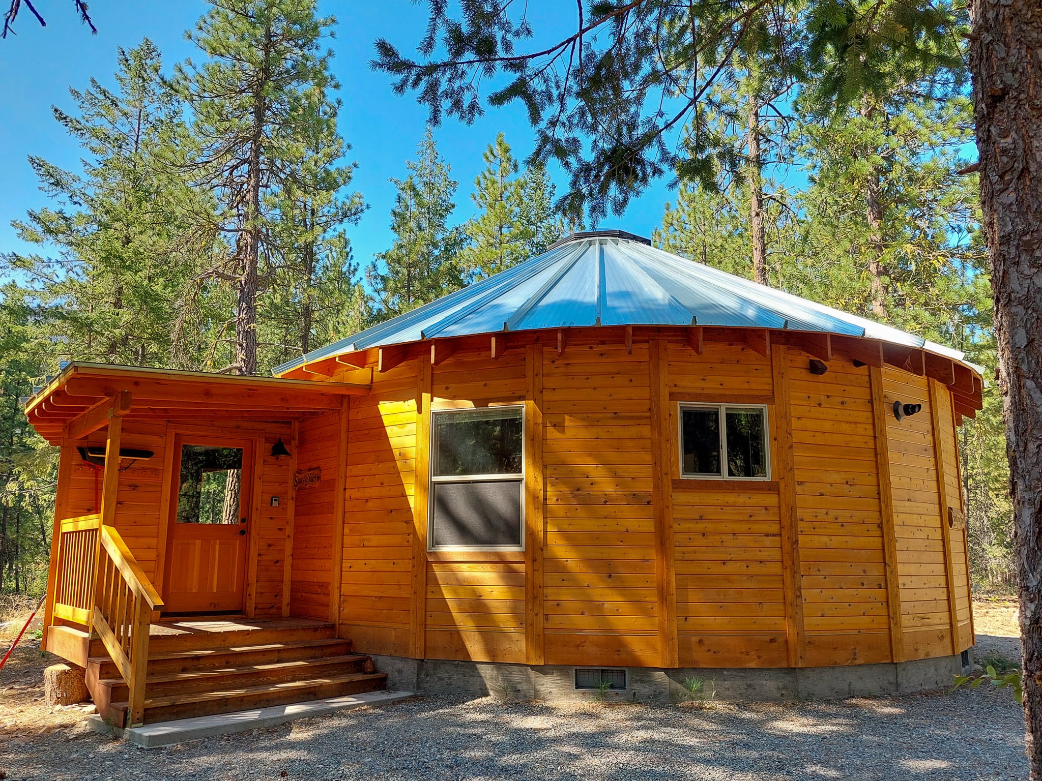 Yurt cabin clearance