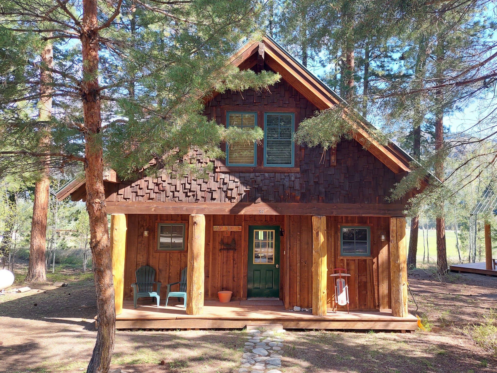 Aspen Lodge Cabin at Timberline Meadows in Mazama — Winthrop, WA — vacation rental