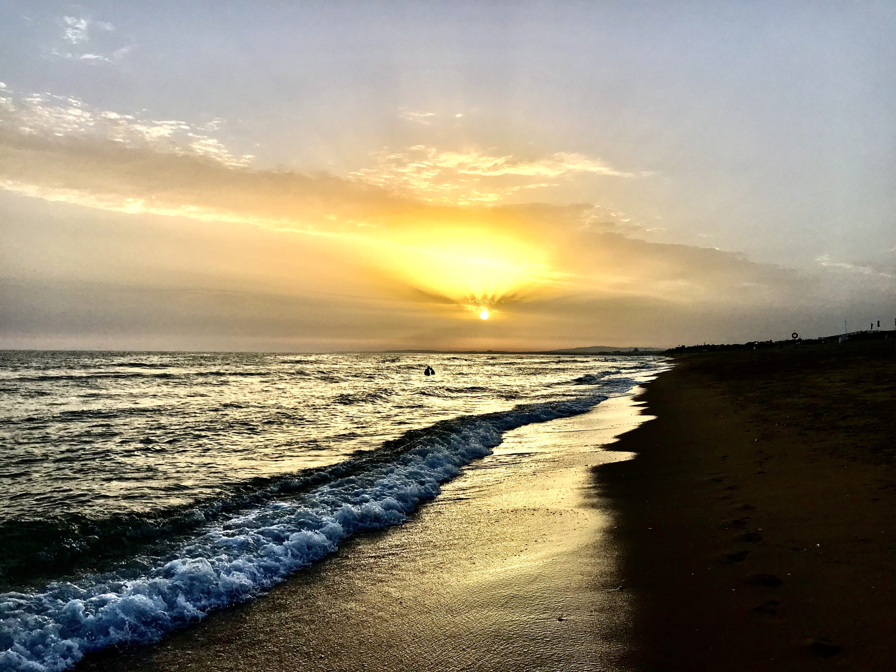 Quarteira Beach Sunset