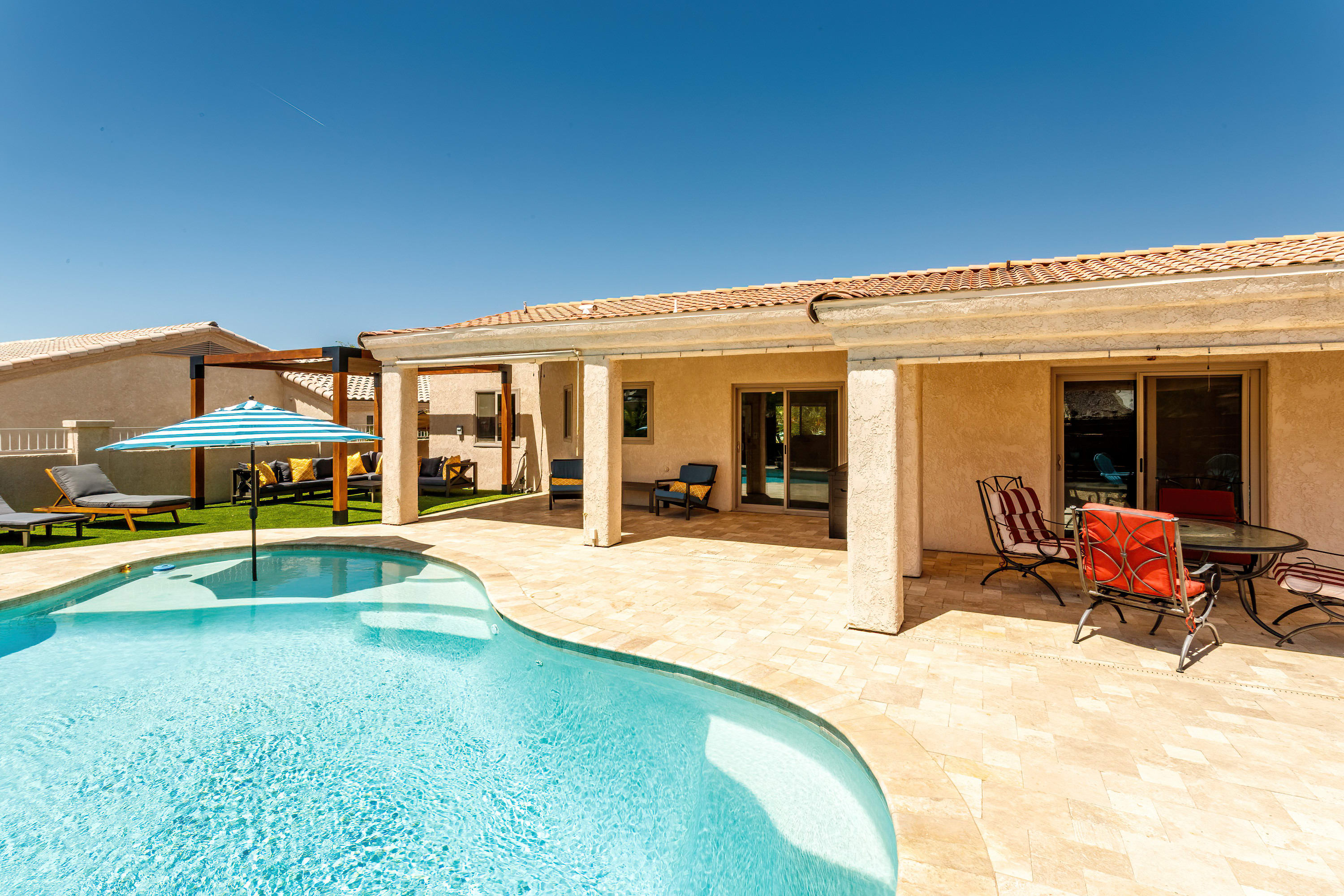 Chic Desert Oasis with Private Pool & Firepit