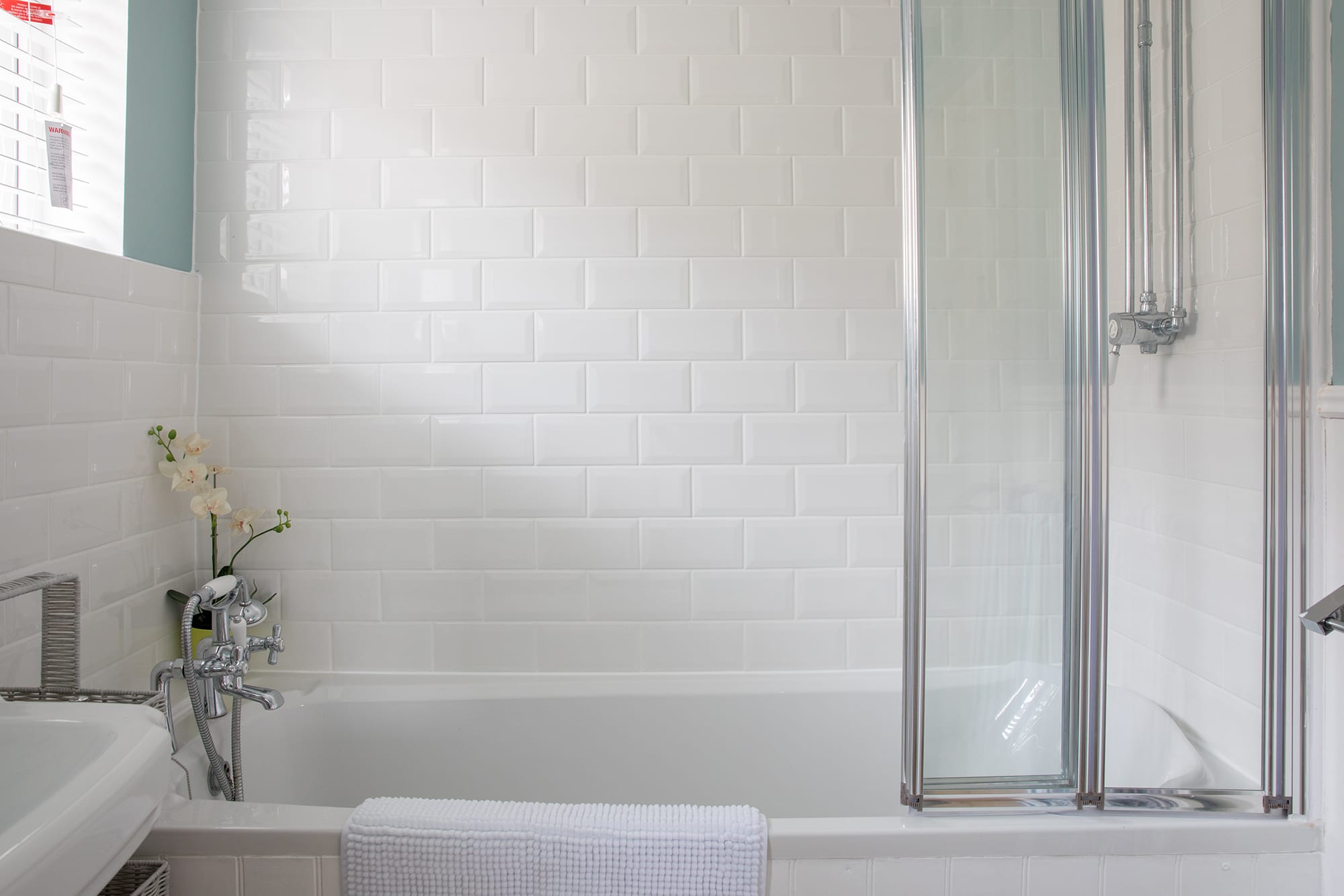 Pamper yourself by having a long, relaxing bubble bath.