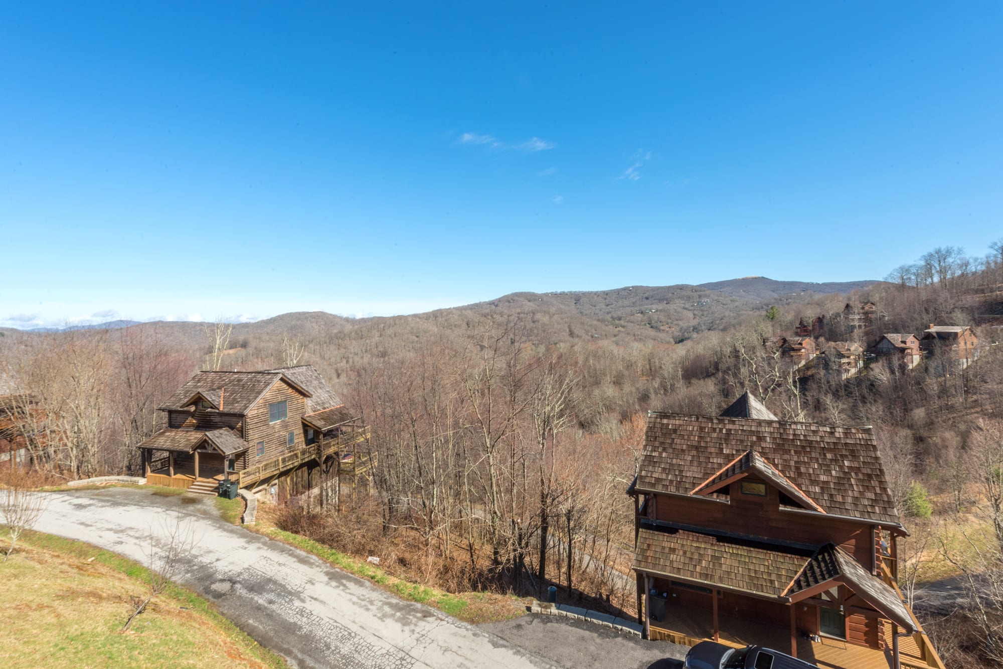Enjoy the open view of the NC Mountains!