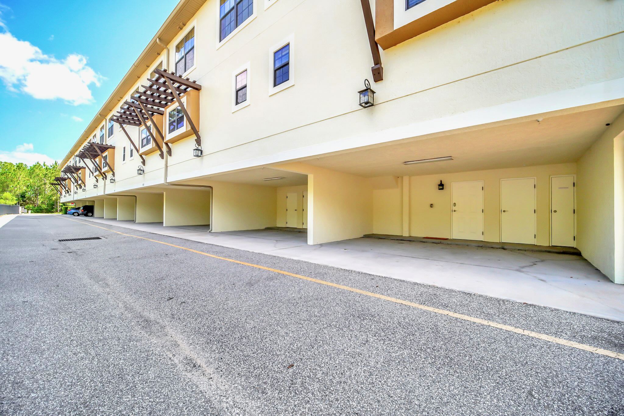 2 covered parking spaces per unit