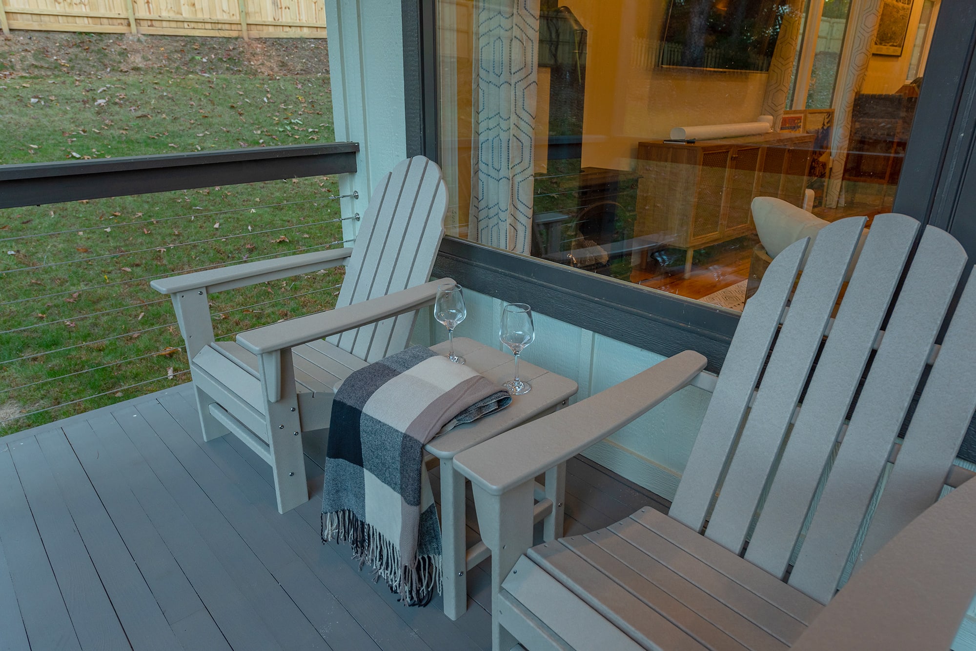 Enjoy the beautiful views outside