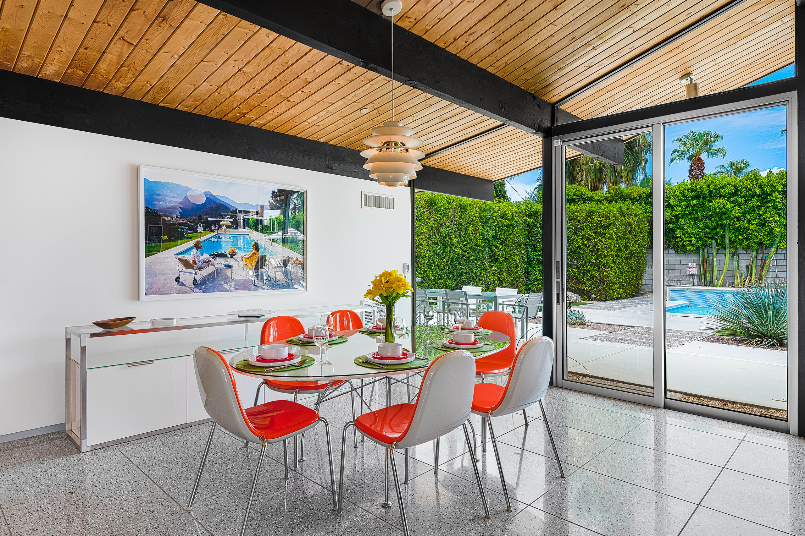 Luxury Mid-Century Eichler | Pool, Spa & Mtn Views