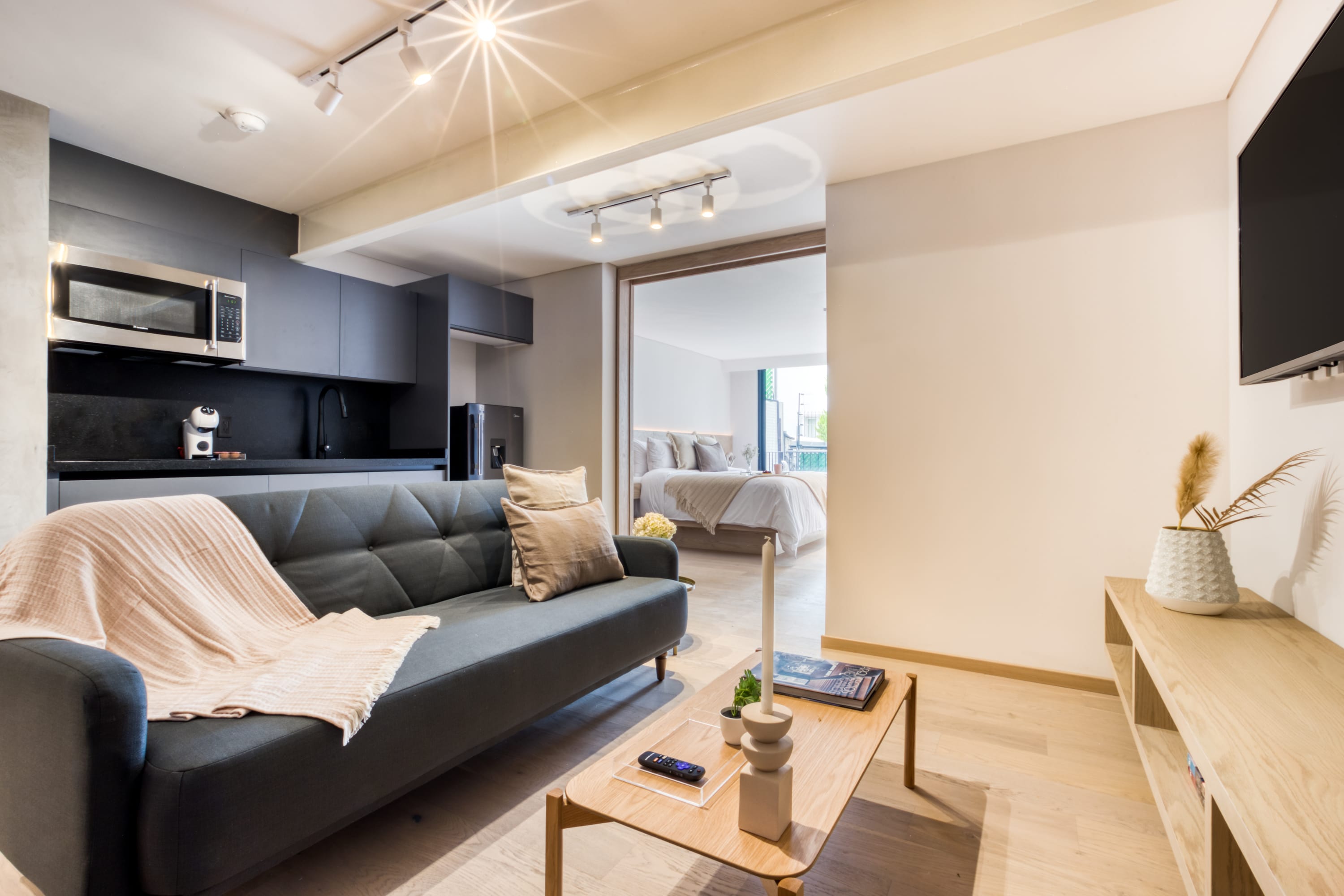 Modern Apt w/Balcony | Sky Lounge & Chill Terrace